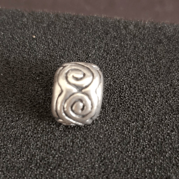 Pandora Sterling Silver Swirl Bead Signed S925 ALE - Picture 4 of 4